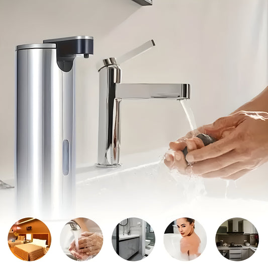 Automatic Soap Dispenser – Stainless Steel, Touch-Free, Smart Infrared Sensor